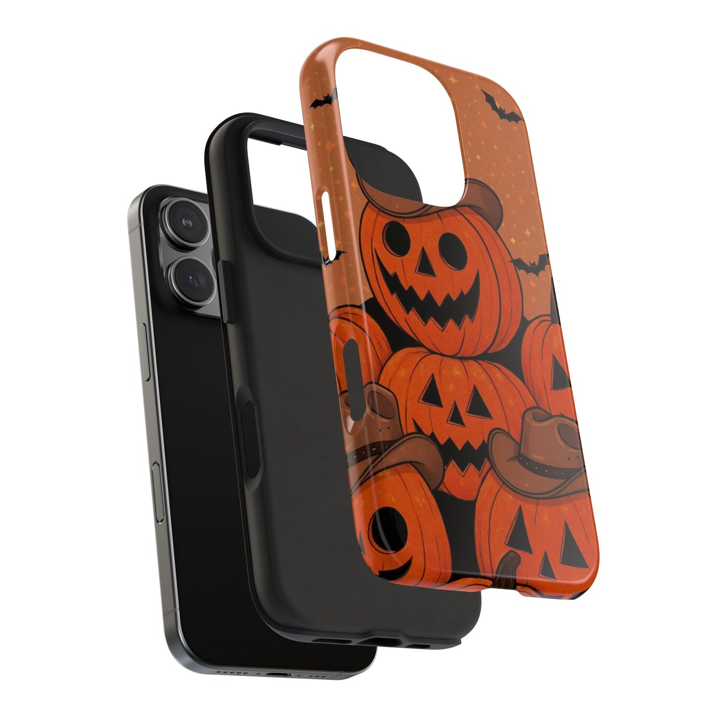 Phone Cases - Pumpkin Cowboys for Fall Time