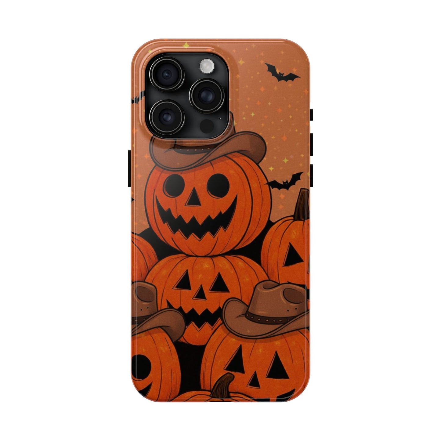 Phone Cases - Pumpkin Cowboys for Fall Time