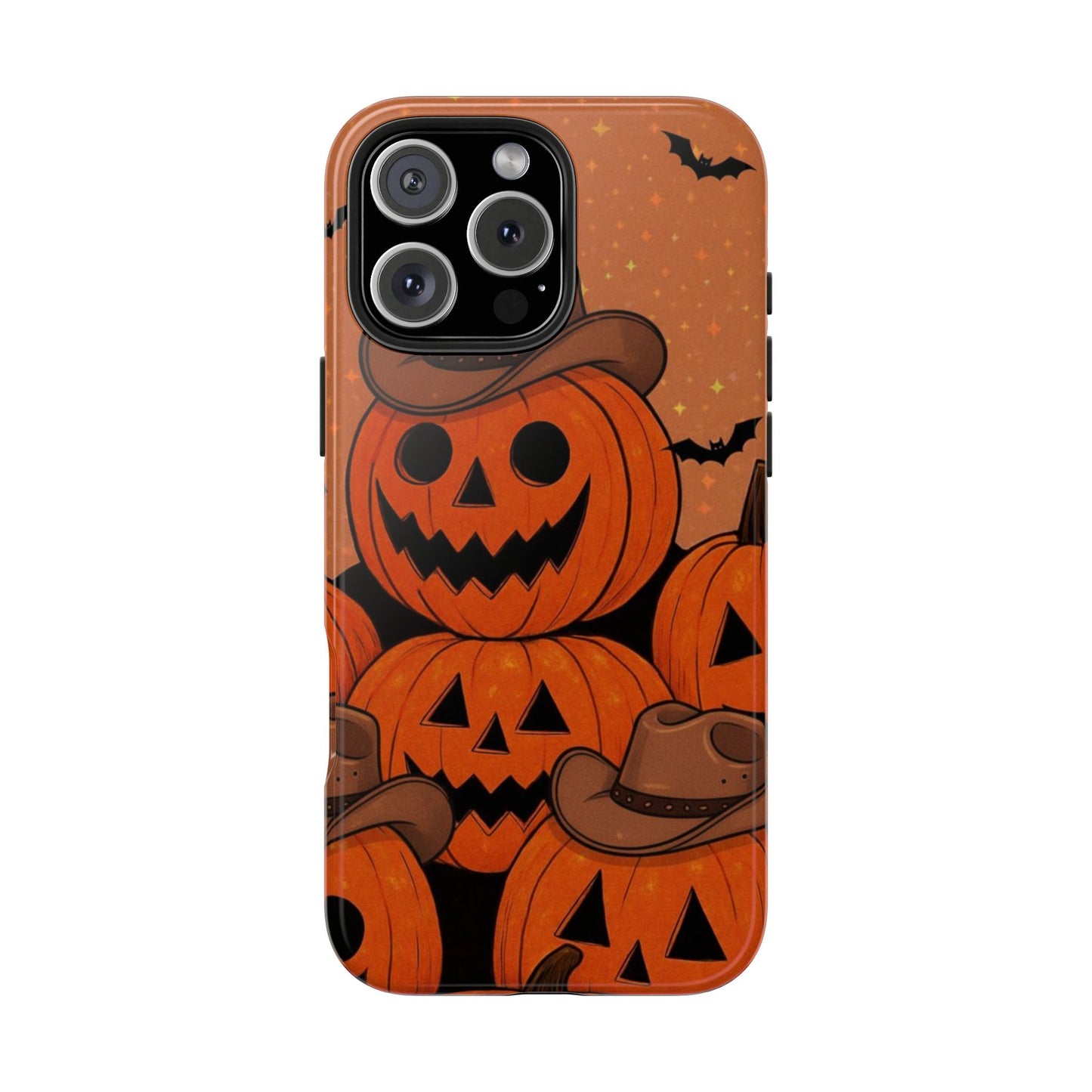 Phone Cases - Pumpkin Cowboys for Fall Time