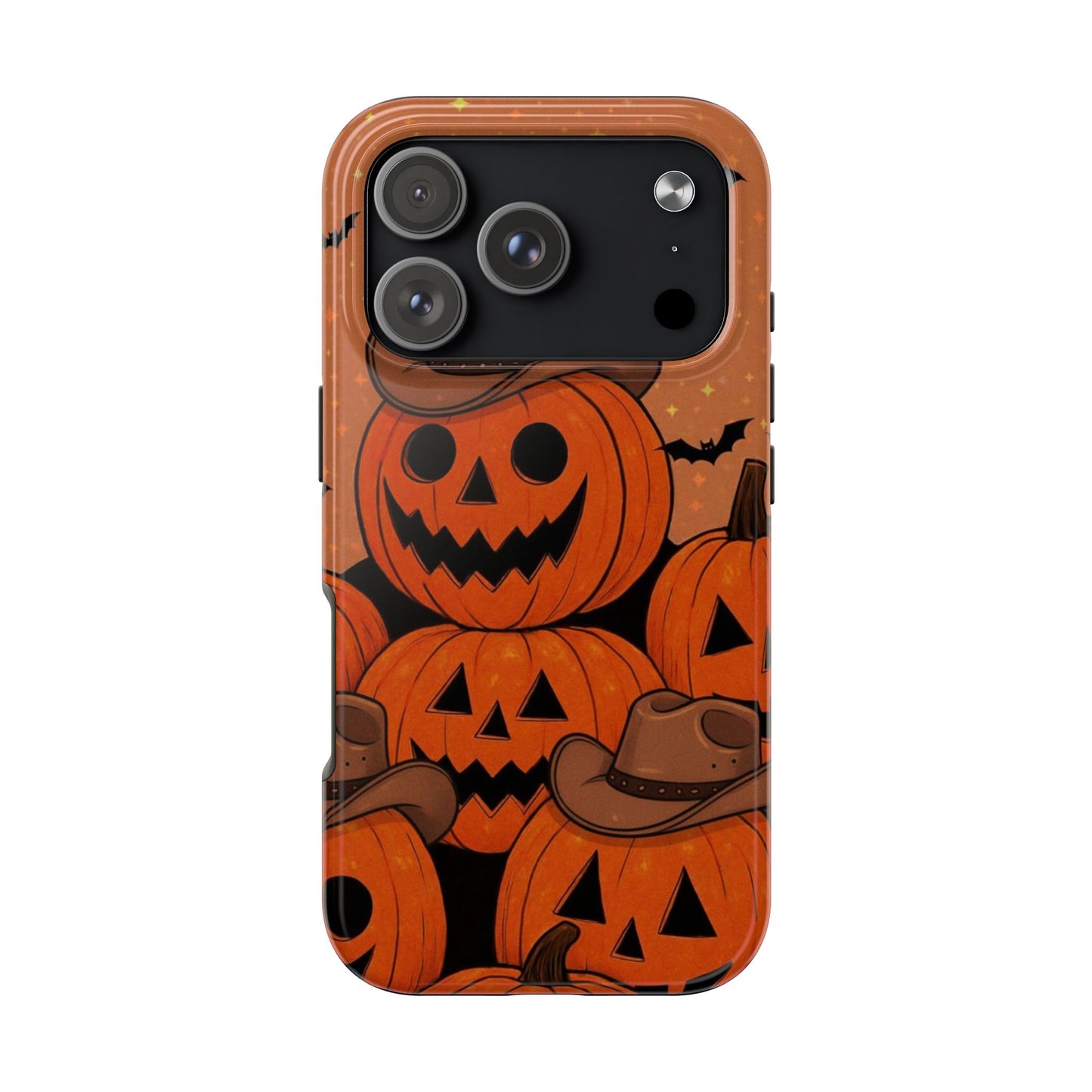 Phone Cases - Pumpkin Cowboys for Fall Time