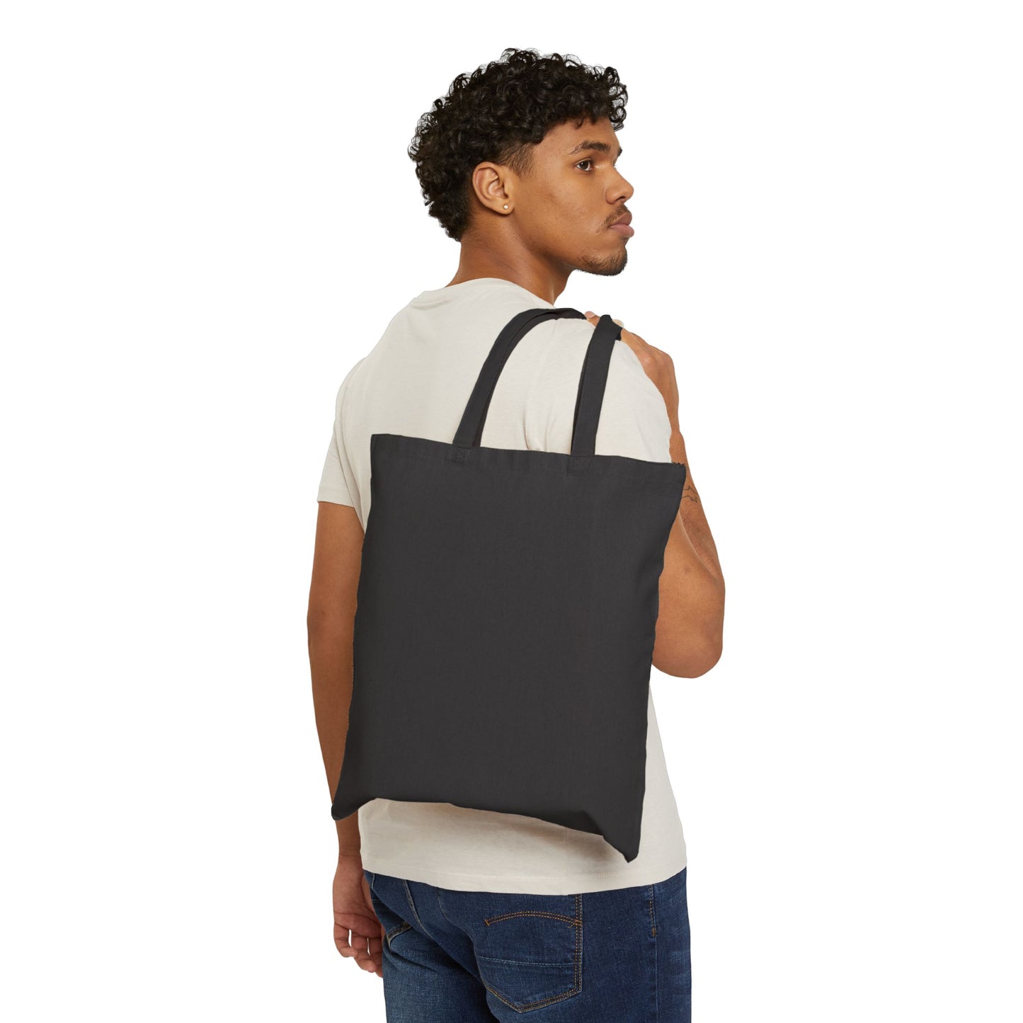 Canvas Tote Bag - Coquette Girls Club with Champagne and Diamonds