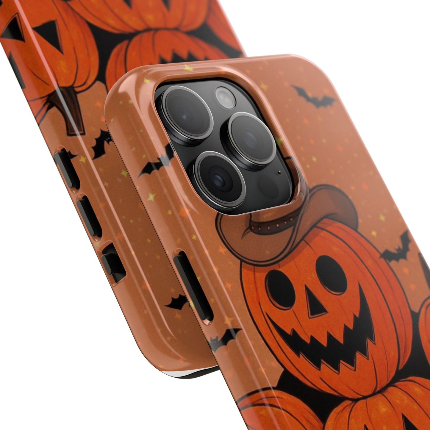 Phone Cases - Pumpkin Cowboys for Fall Time