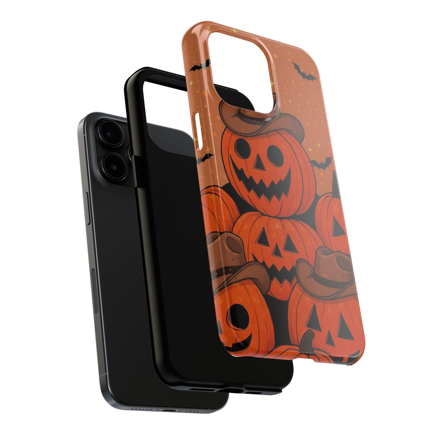 Phone Cases - Pumpkin Cowboys for Fall Time