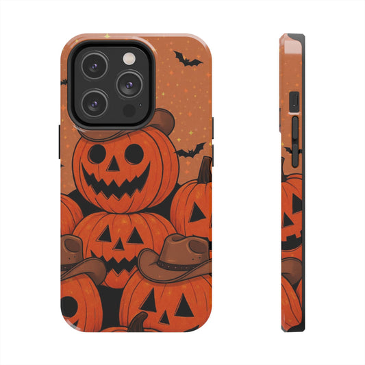 Phone Cases - Pumpkin Cowboys for Fall Time