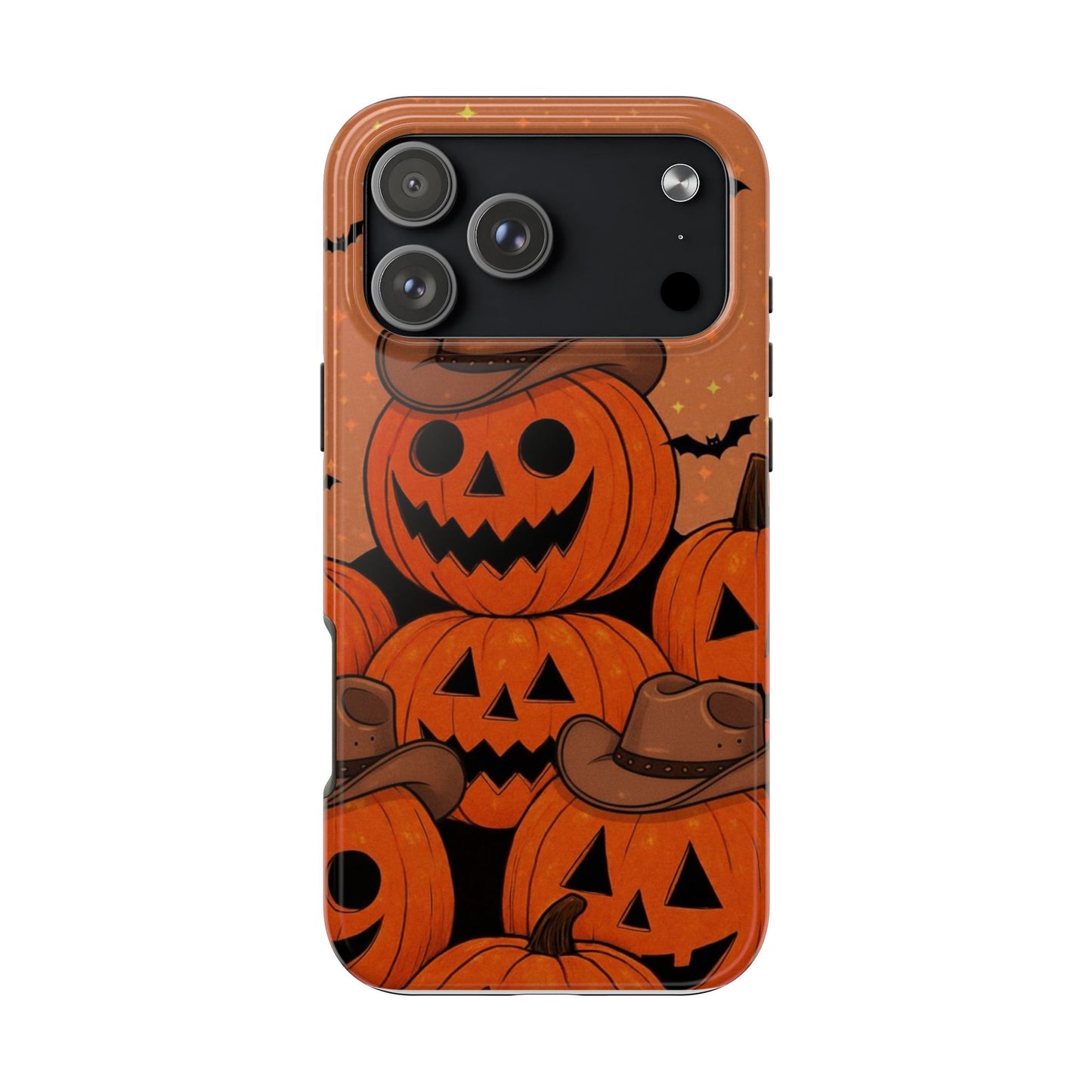 Phone Cases - Pumpkin Cowboys for Fall Time