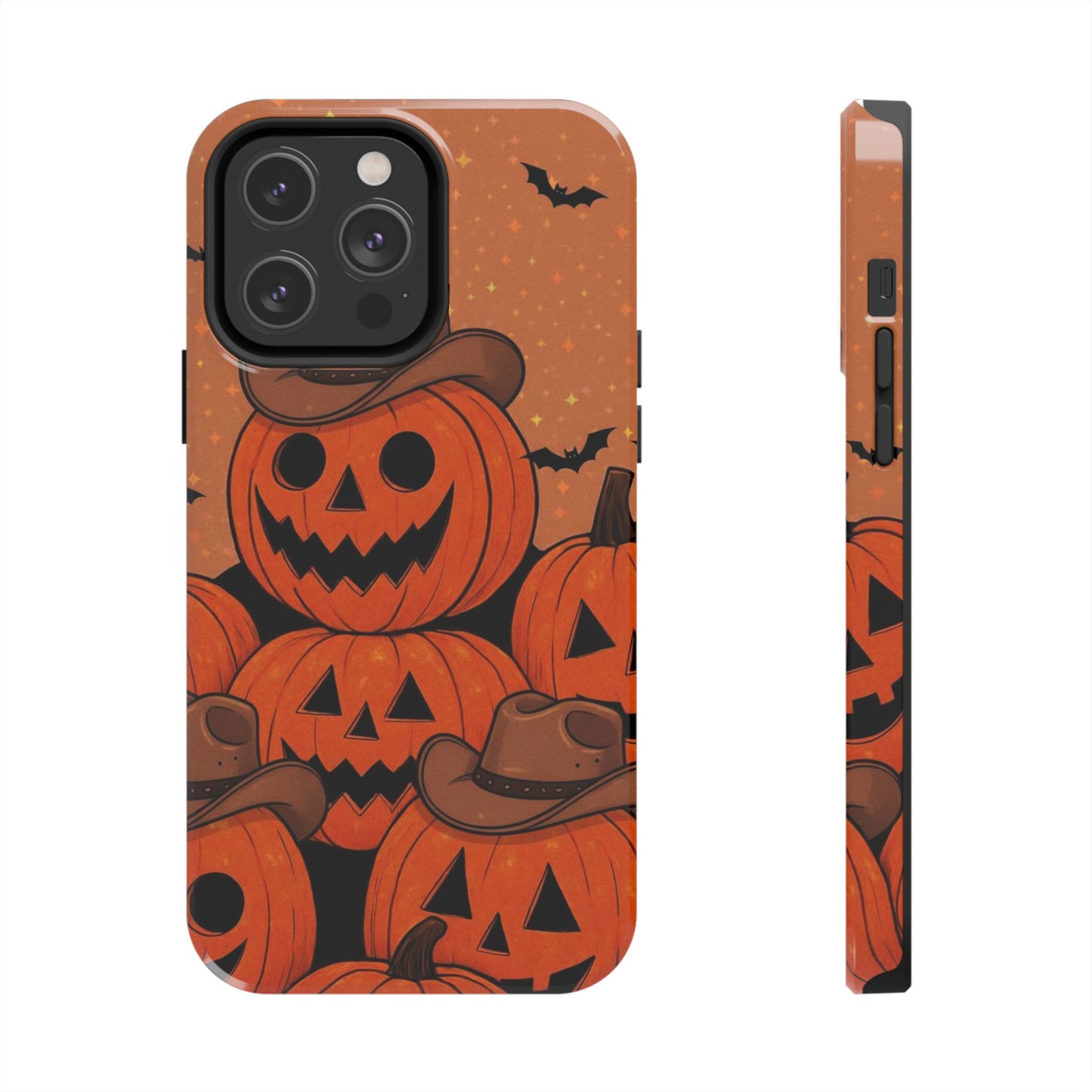 Phone Cases - Pumpkin Cowboys for Fall Time