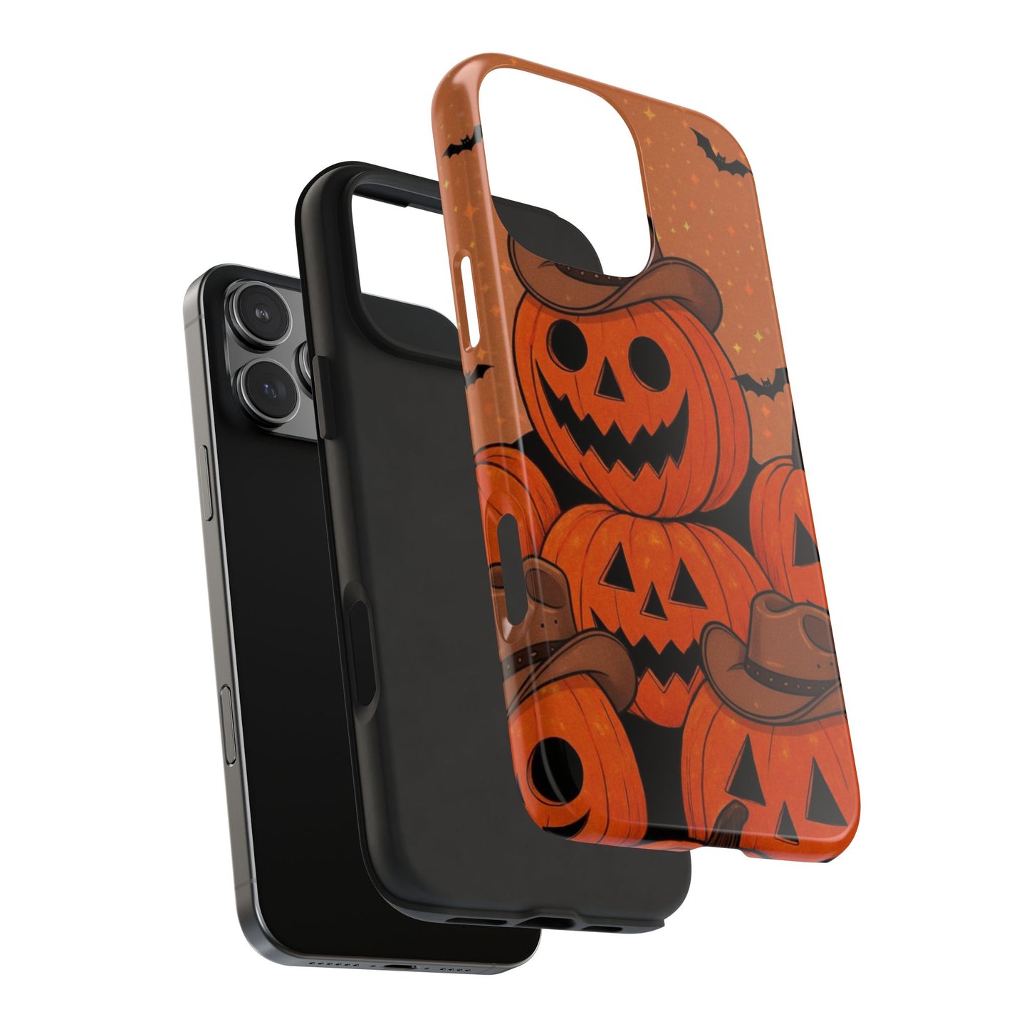 Phone Cases - Pumpkin Cowboys for Fall Time