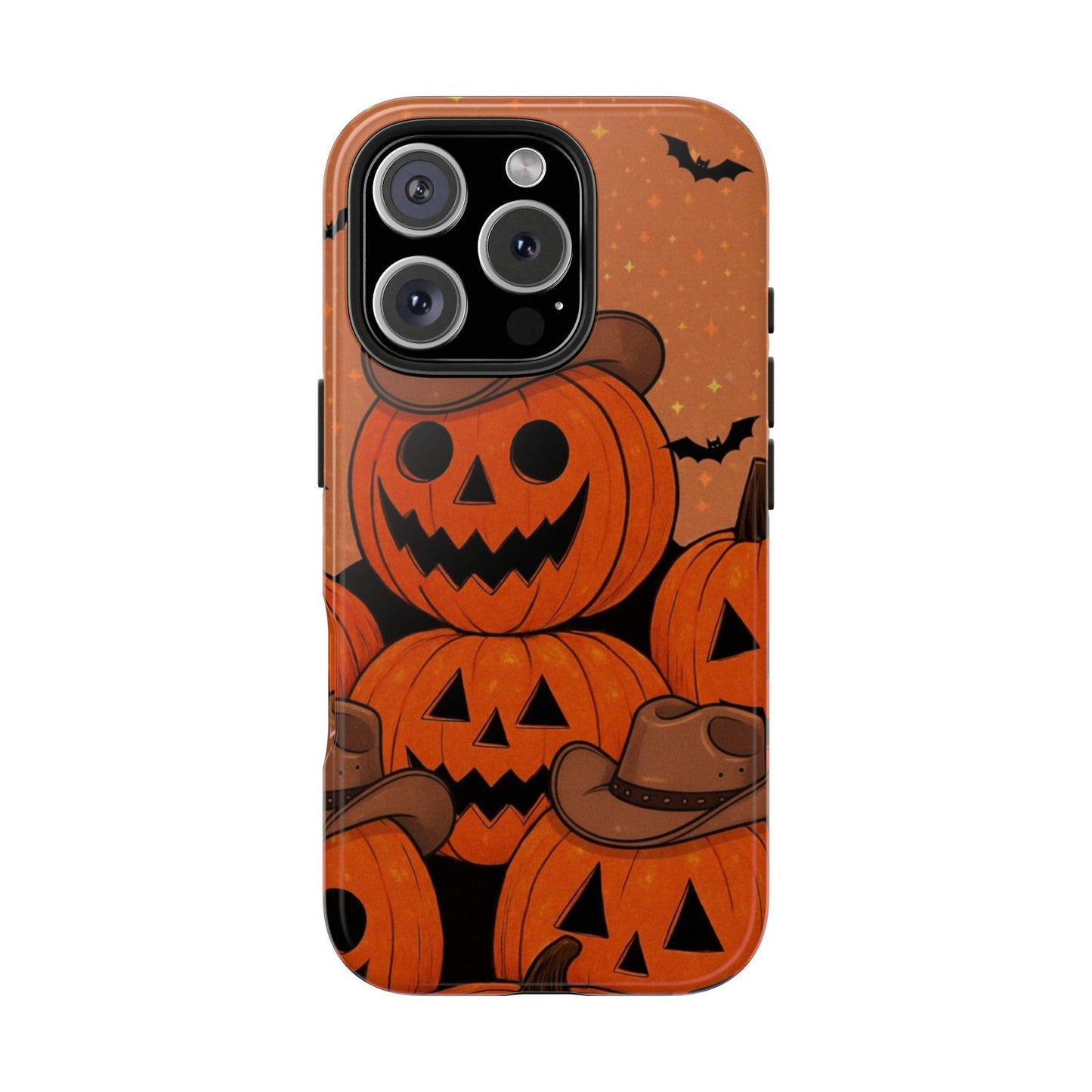 Phone Cases - Pumpkin Cowboys for Fall Time