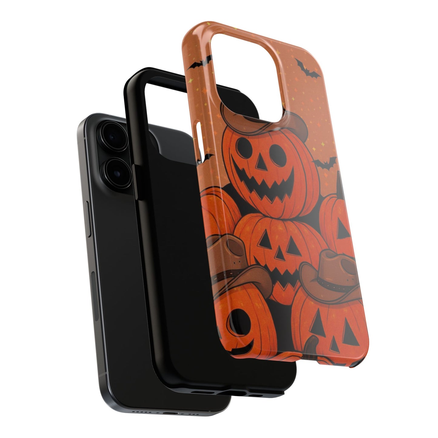 Phone Cases - Pumpkin Cowboys for Fall Time